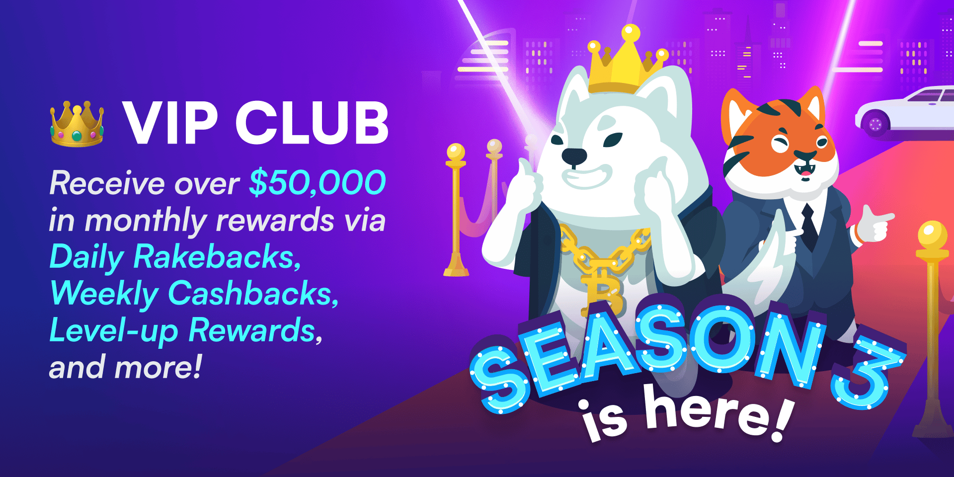 Promotion VIP Club - $100,000 in Rewards