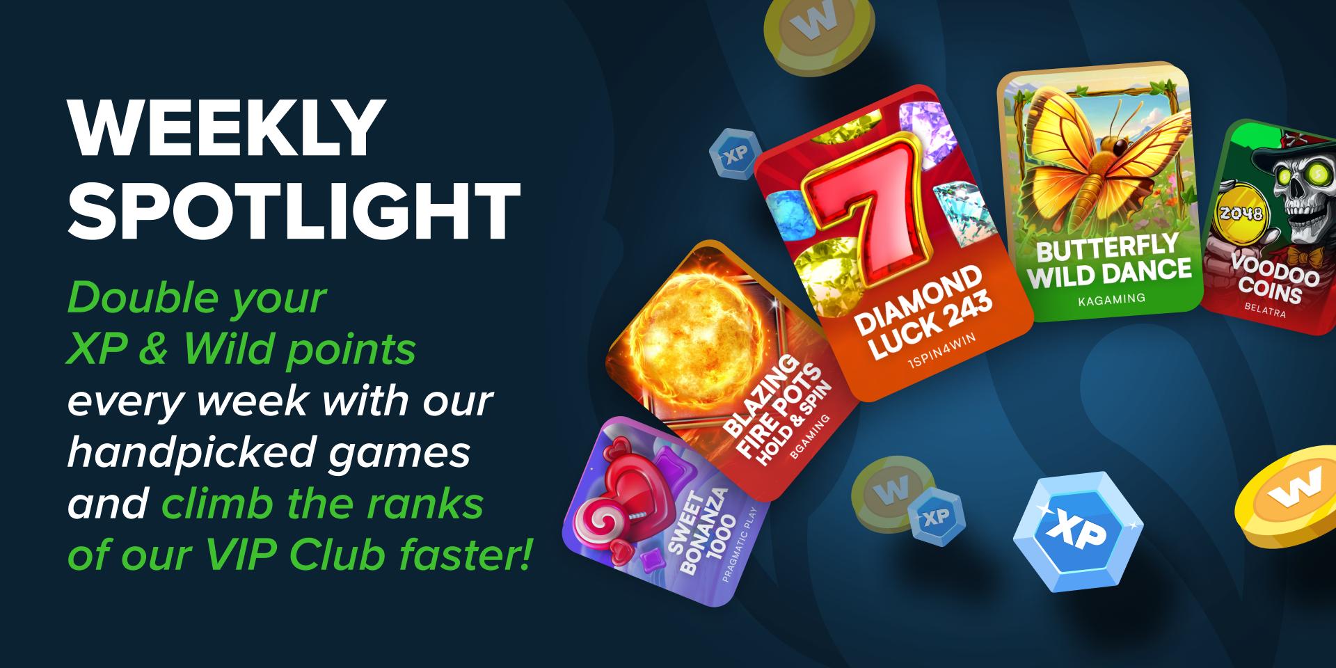 Promotion Weekly Spotlight - Double XP & Wild Points